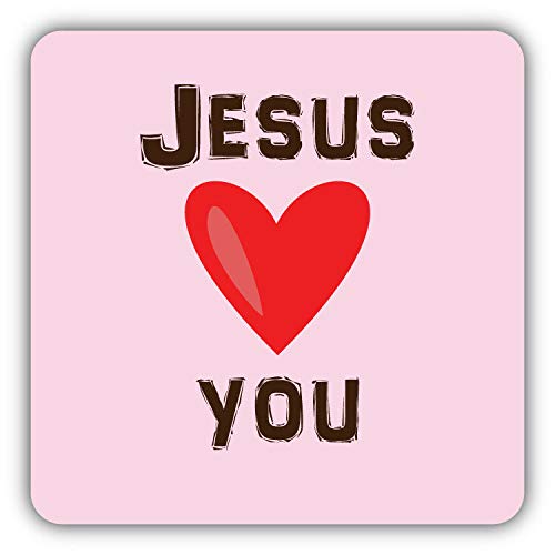 Amazon.com: KW Vinyl Magnet Jesus Loves You Slogan Truck Car